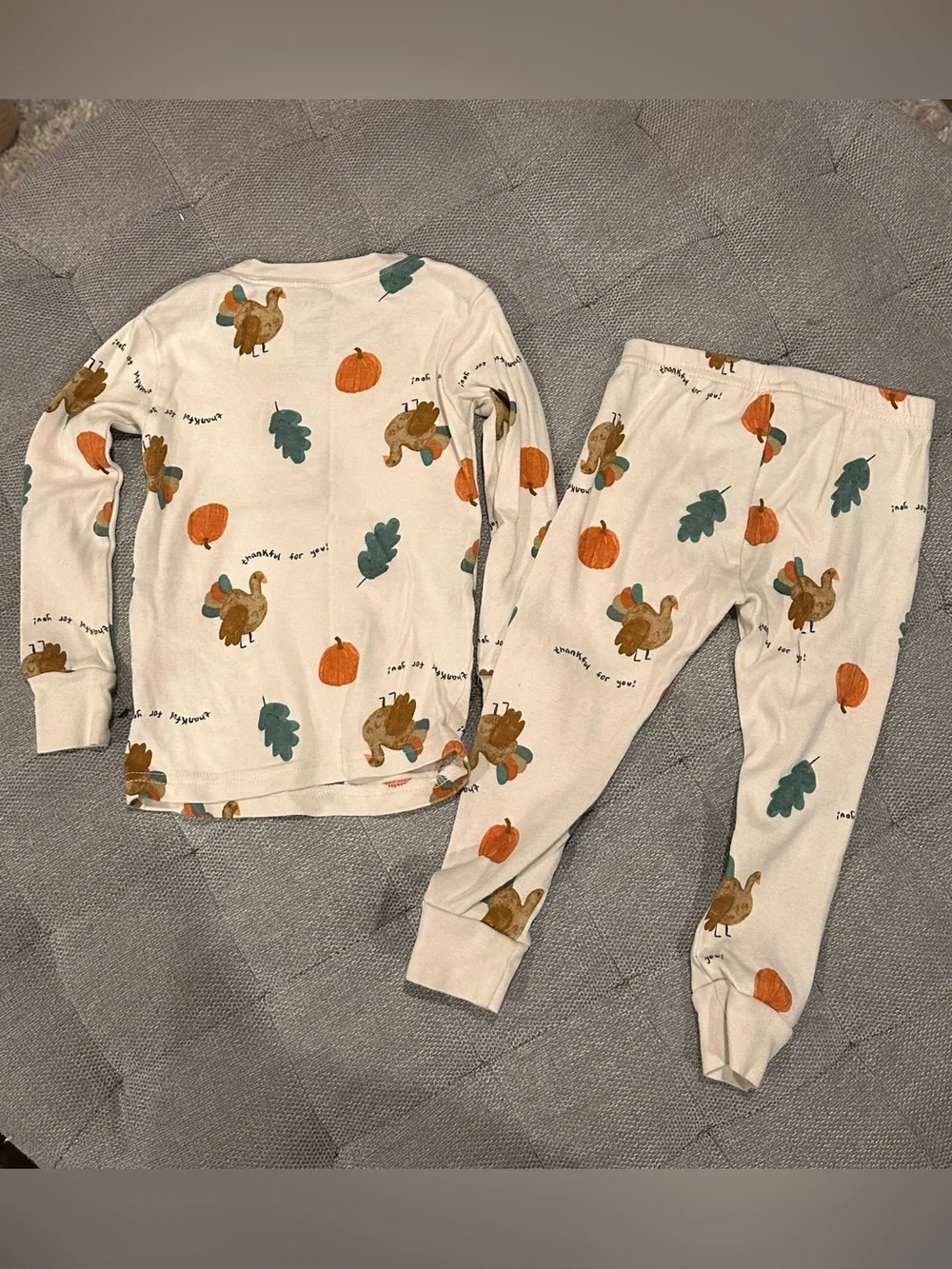 Carter's Thanksgiving Print Pajama Set